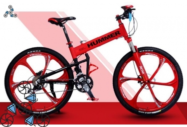 Велосипед HUMMER Red складной Велосипед HUMMER Red складной